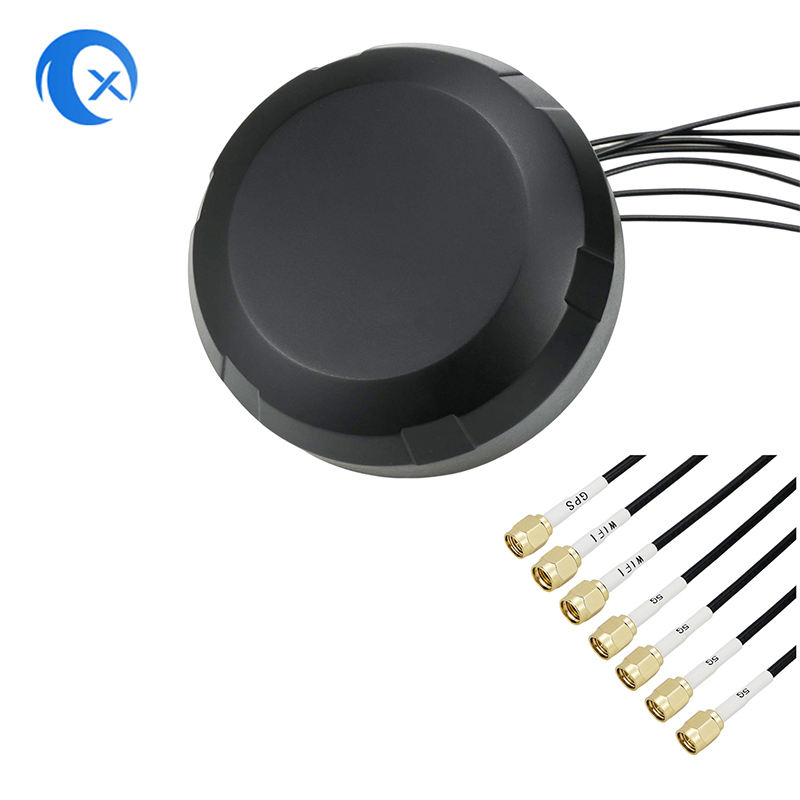 TX Electronics TX-CM002 Multi-in-One Combo Antenna × 7-Lead 5G WiFi GPS Large Dome × IP67 Industrial Outdoor Vehicle Antenna