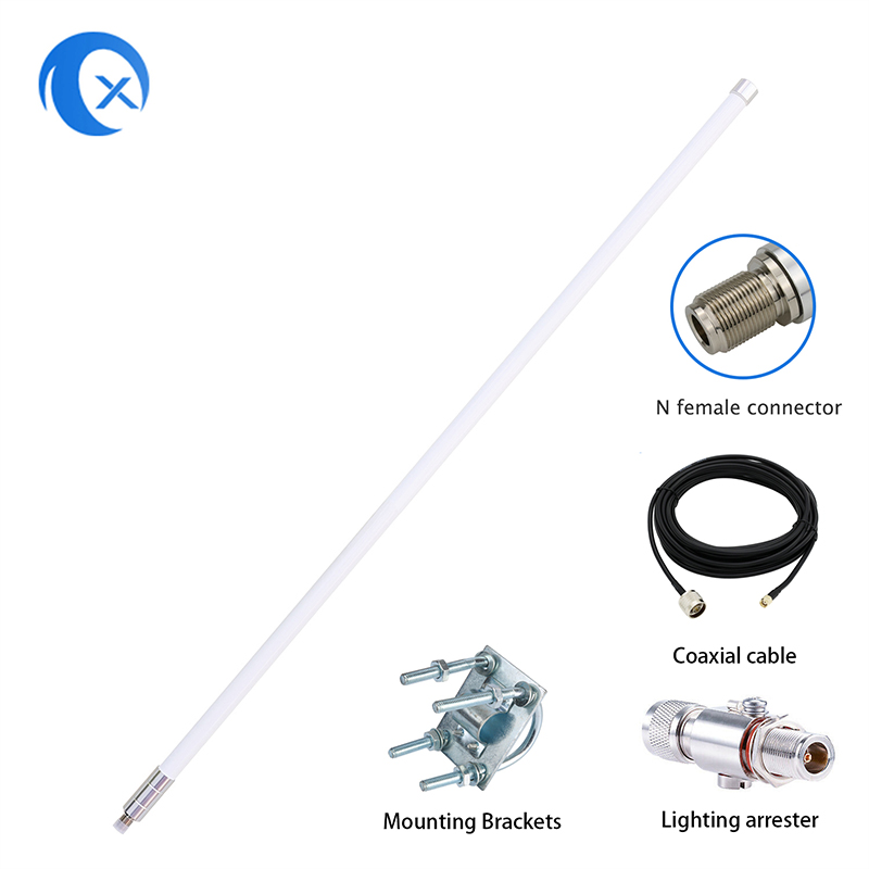 TX Electronics TX-HG059 LoRa Fiberglass Antenna × 868MHz 915MHz 10dBi × Omni direccional tipo N Female Outdoor LoRa Gateway heliheliantenna