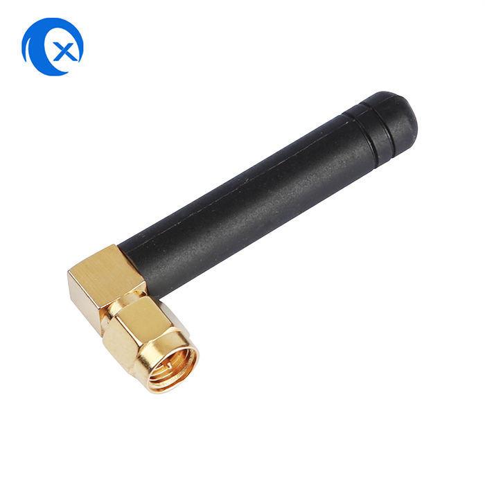 TX Electronics TX-AP013 4-Lead Portable LTE Antenna × 700-2700MHz cobertura de banda completa × 90 grados de ángulo recto SMA Male Antenna