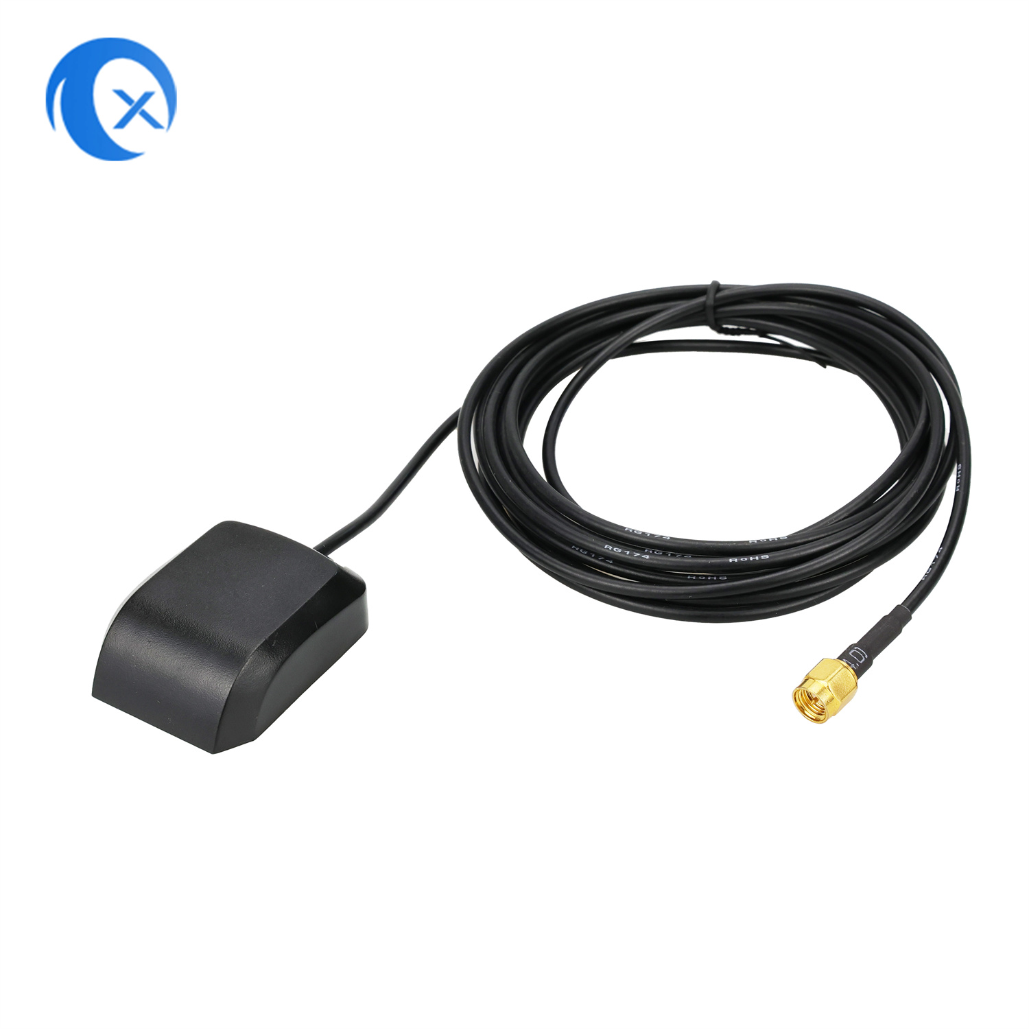 TX Electronics TX-AG002 GNSS Active Antenna | 1575.42MHz 28dBi | omnimagnetic Mount GPS External Antenna